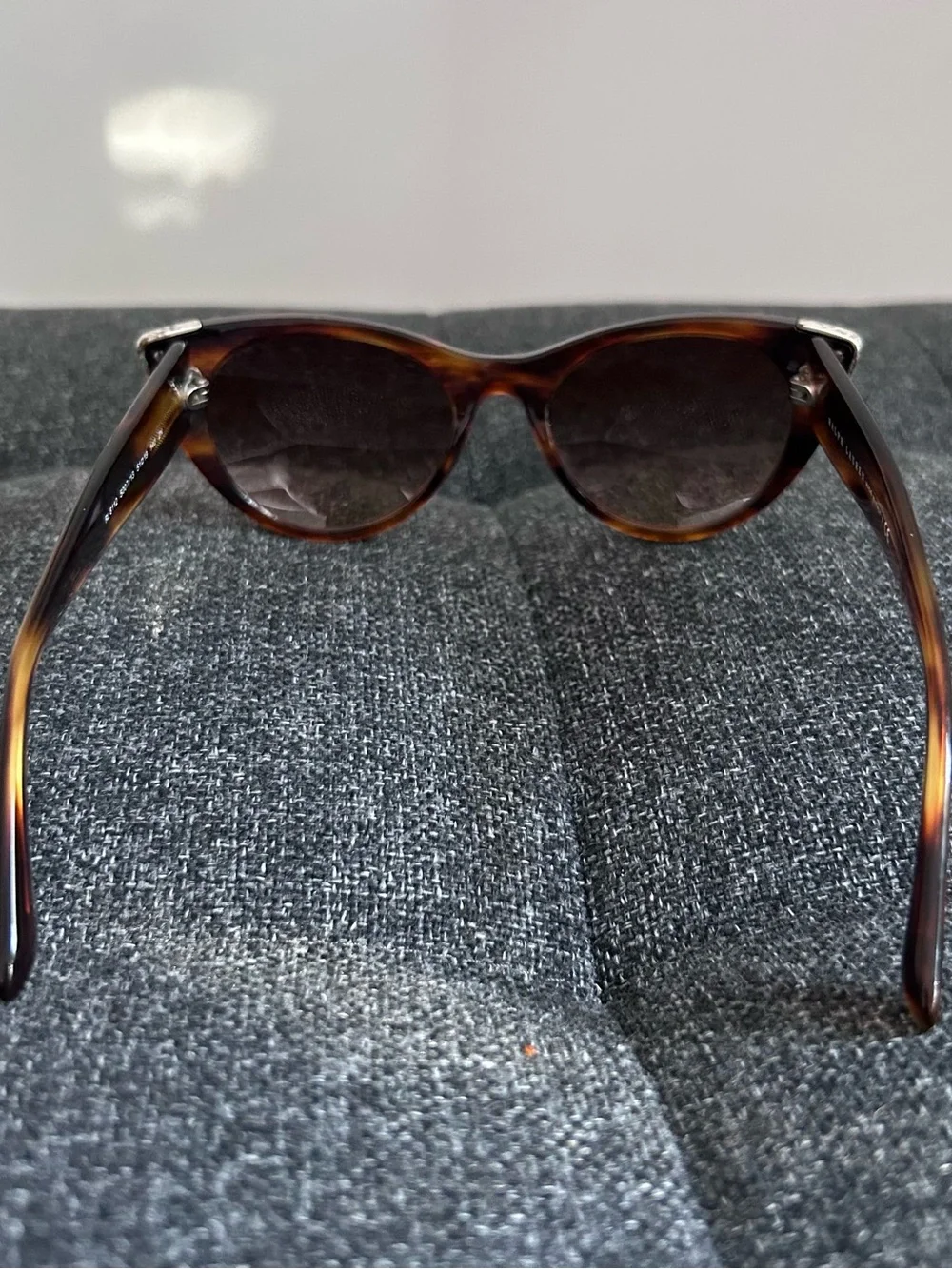 Tortoiseshell Cat-Eye Sunglasses with Silver Accents - Vintage Ralph Lauren